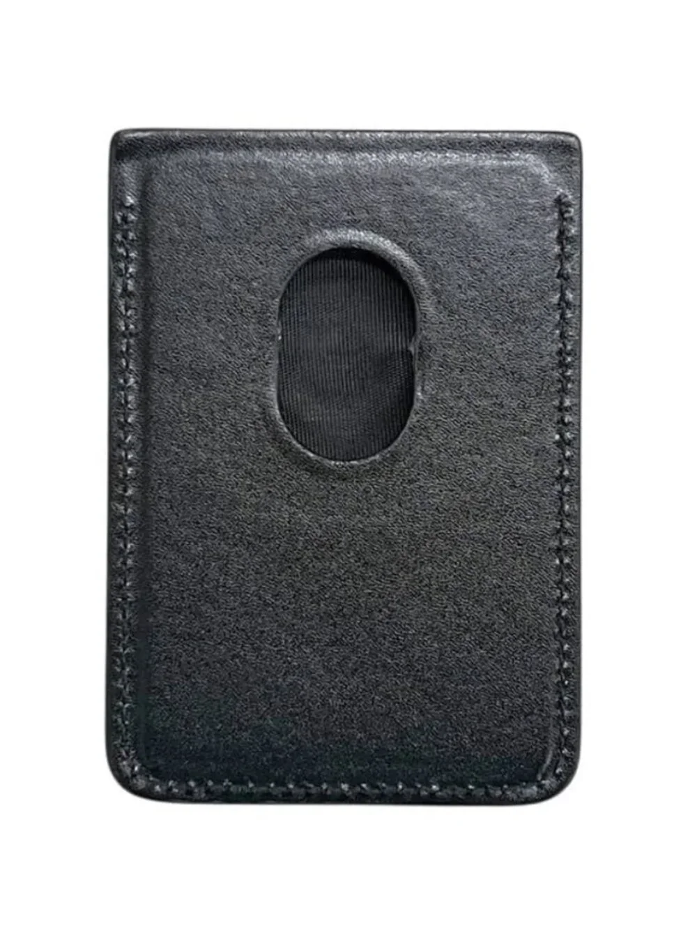 Balenciaga Card Holder Magsafe Black Magnet Leather Case